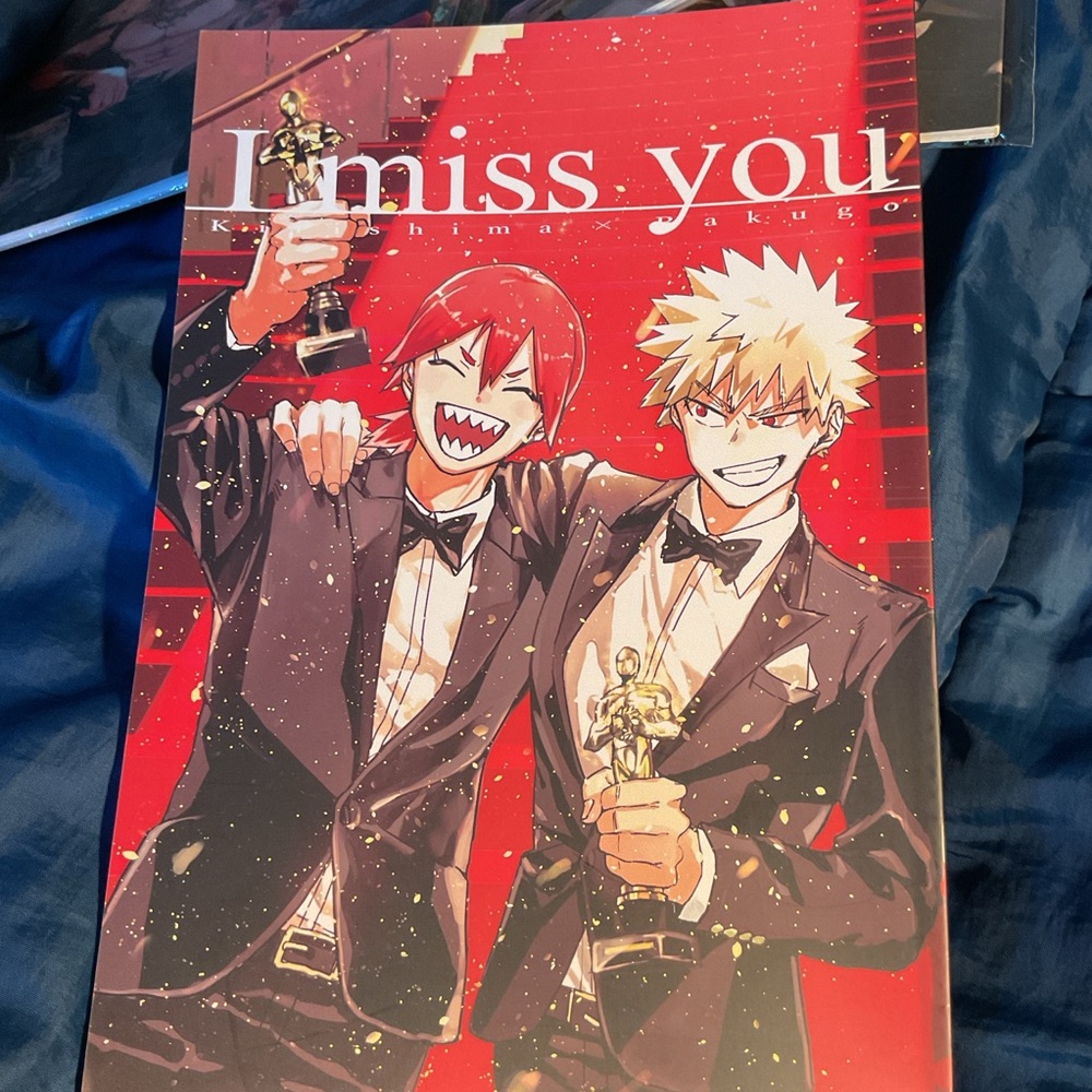KiriBaku BL Yaoi manga Doujinshi I Miss You by Masoe (Kaeritai)